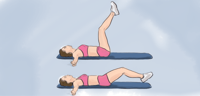 Exercising helps form healthy bones. For postural kyphosis, core exercises such as leg lifts can help posture.