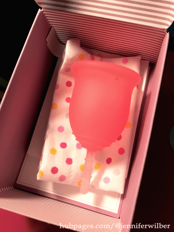 The Lena Cup is my favorite menstrual cup that I have tried so far. This is the small sized Lena Cup.