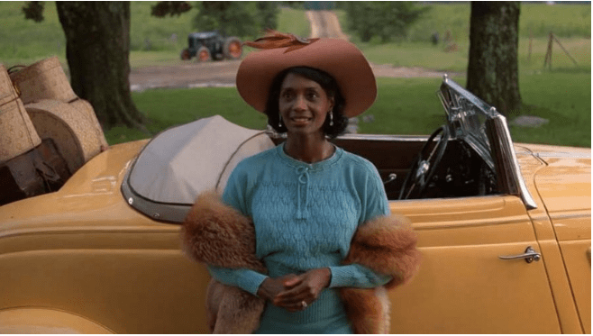 Margaret Avery portrays jazz singer Shug Avery in Steven Spielberg's The Color Purple.