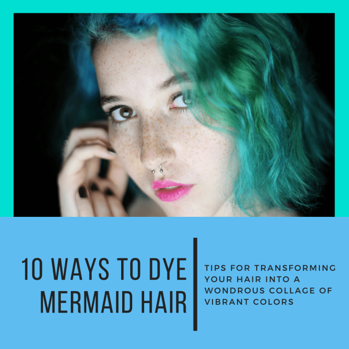 This article will break down 10 different kinds of mermaid hair and how you can go about dying your hair to look like them.