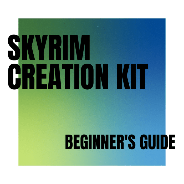 Learn how to use the Skyrim Creation Kit as a beginner!