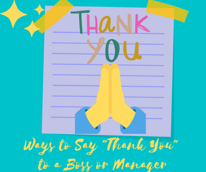 Make sure your boss knows how much you appreciate them by sending them off with a great thank you message.
