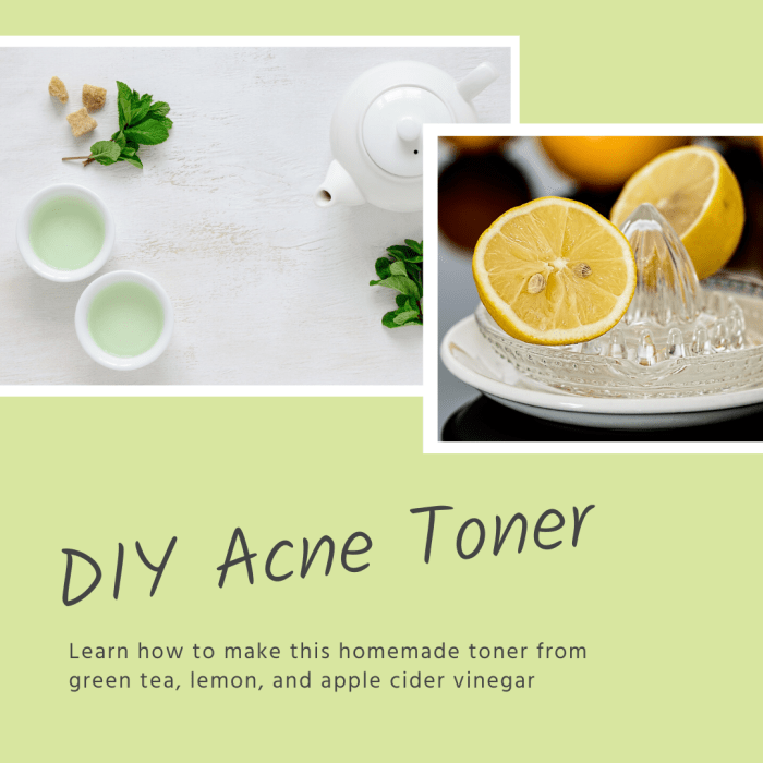 This guide will break down how to make your own DIY acne toner from green tea, lemon, and apple cider vinegar.