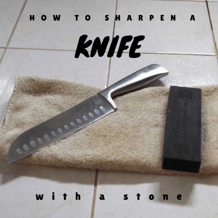 How to Sharpen a Knife With a Stone Delishably Food and Drink