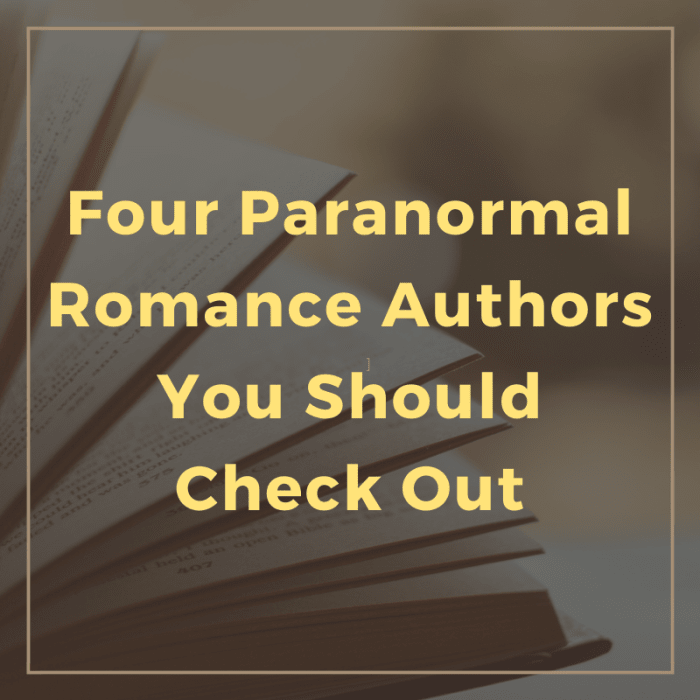 For a paranormal romance fix or a bit of creative inspiration, these are the authors whose books I always have close.