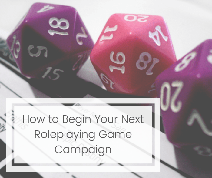 Here are three tips for beginning your next roleplaying game campaign, that should help create a smooth start and ease your players into the story.