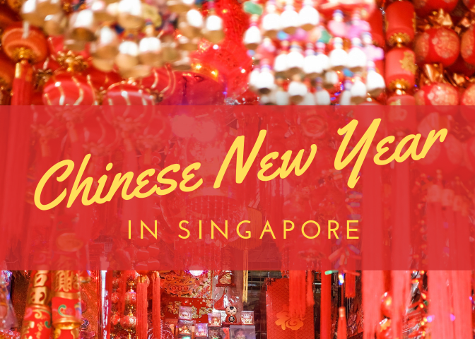 Chinese New Year in Singapore is a fascinating display of red, gold, and enchanting street decorations.