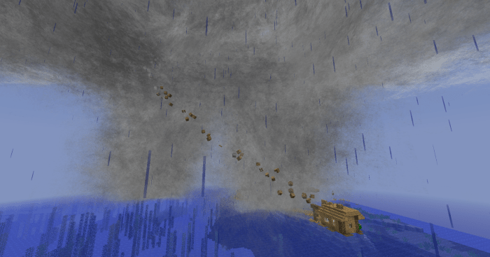 While it is certainly a horrifying experience, watching a tornado rip your house out of the ground might be one of the most memorable experiences you can have in "Minecraft."