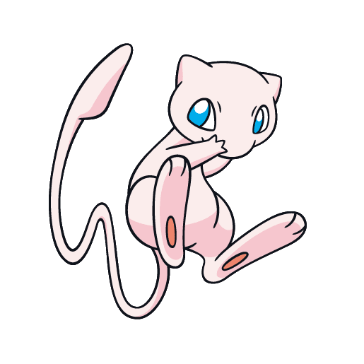 Mew, doing an evil cackle as it thinks of how difficult and time-consuming its quest is.