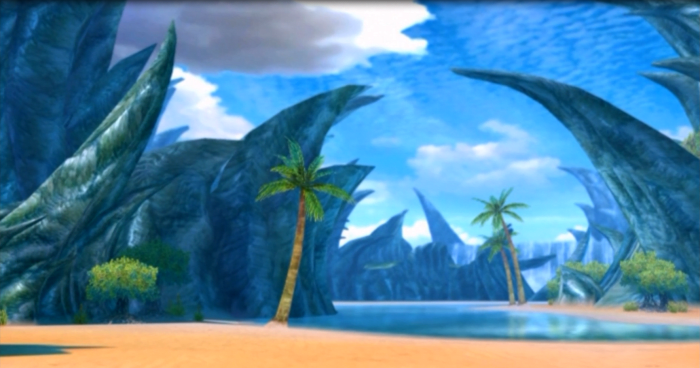The Kijara Seafalls, one of many beautiful locations that make up the stunning world of Rieze Maxia.