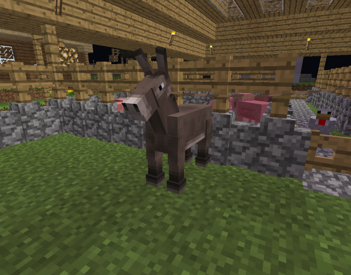 You need to breed a donkey with a normal horse to get a mule.