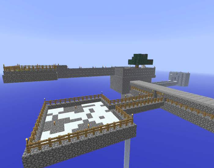 Once you start to expand your island, you'll have a floating fortress!