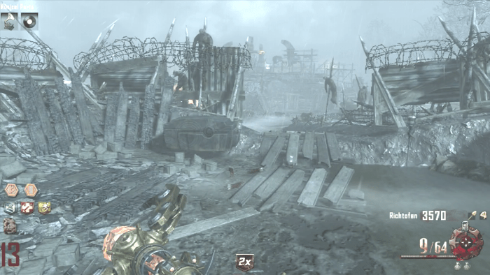 The chest floats away when it is full, making it safe from the Giant Robots.