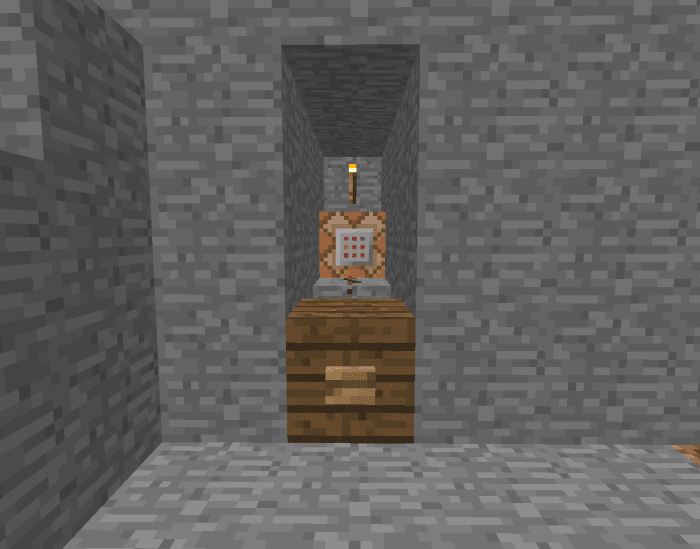 It is easy to hide command blocks behind walls and structures for aesthetic appeal.
