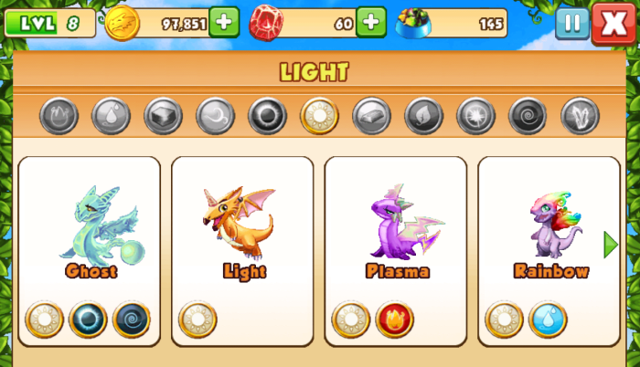 dragon mania legends how to breed elemental