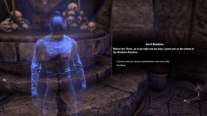 Learning of a hysterical (and deadly) 'joke' during the This One's a Classic quest in The Elder Scrolls Online.
