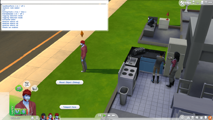 how to turn on sims 4 cheats