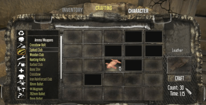 The Leather Tanning book is need in order to craft leather from an Animal Hide