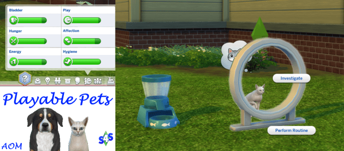 Play as your pet, or just make sure they're doing okay, with "The Sims 4" Studio's playable pets mod!