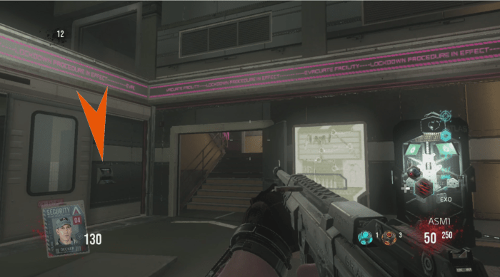 Oz's Hand Scanner is near the location of his security badge and in the same room as Exo Health.