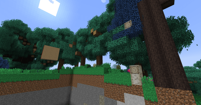 Terrain generation is a mixed bag. On the one hand, you will never find a building that is buried unless it is supposed to be. On the other, you have things like this.