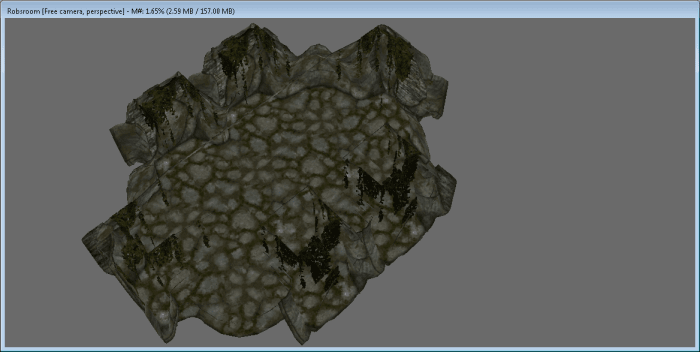 ukończony pokój, stworzony przy użyciu zestawu do tworzenia Skyrim.