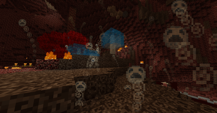 Those who want a more "evil"-styled base will love the upgraded soul-sand, and everyone can benefit from a creepier Nether.