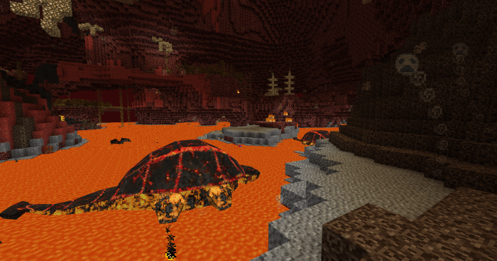 Anytime you are near lava you will need to be careful, as several new beasts like the Khalk like to hide under the surface.