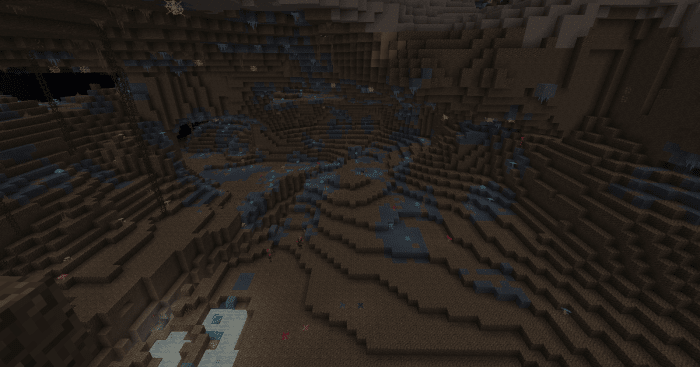 Cave worlds are a common occurrence in Mystcraft, and are perfect place for lovers of the underground to take up residence.