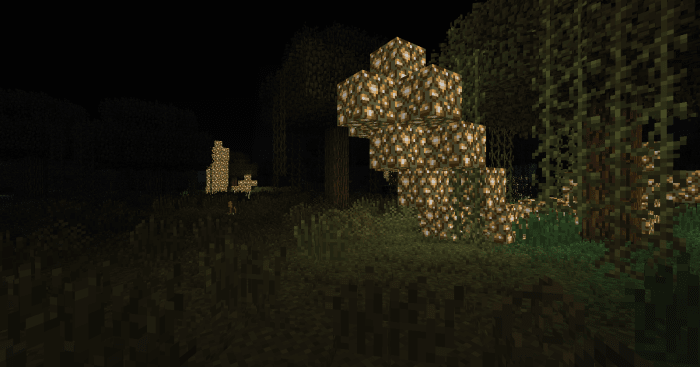 Some dimensions are wildly different from the Overworld, but others only have a handful of important changes, such as the addition of glowstone clusters.