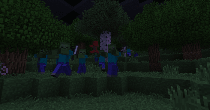 One of Zombie Awareness's more important changes is to make the undead group together in large packs, which means that players will need to rethink most of their strategies for dealing with them.