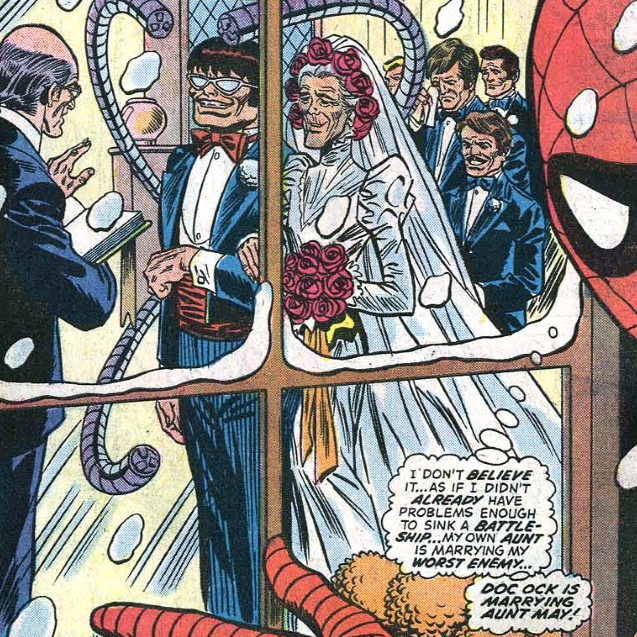 One of many sentences Peter thought he'd never have to say during his career as Spider-Man.