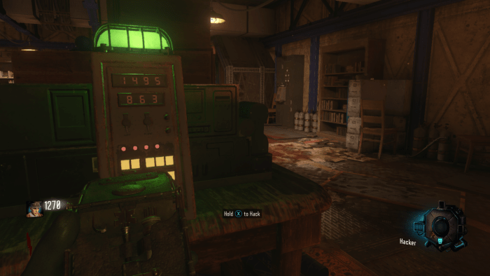 After activating the panels on the wall, the timer will count down. These terminals will need to be hacked before time runs out.