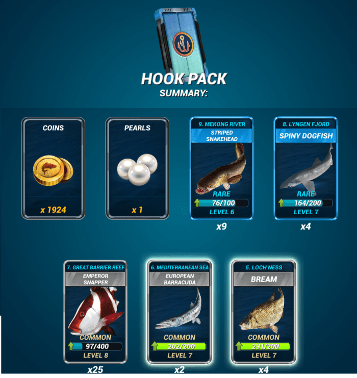 "Fishing Clash" All About Lure Packs LevelSkip Video Games