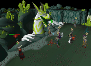 Great Olm: The final boss in the Chambers of Xeric, possibly the best way of making money through PVM at higher levels, apart from the Theatre of Blood.