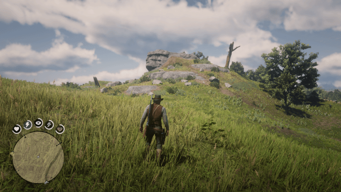 Oh wait there it is! You can spot it if you're in the area trying to hunt Boar and Deer, or riding North from Rhodes.