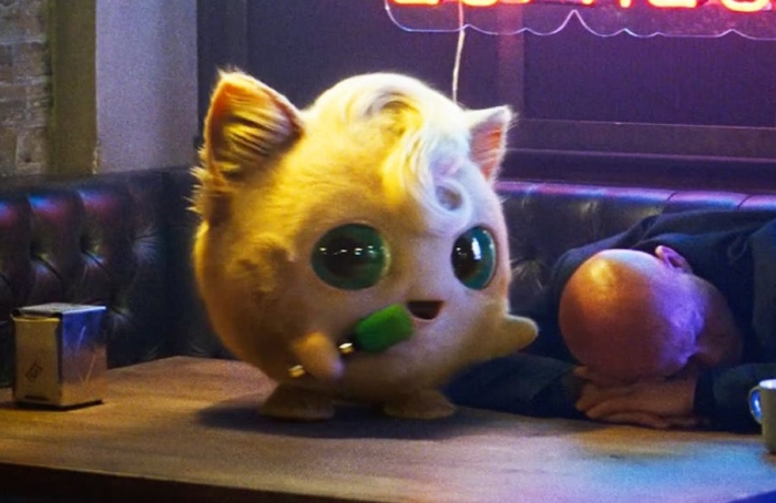 Jigglypuff features fluffy cat-like fur, nice ear furnishings, and the general creepiness factor that all of the Pokémon were given in "Detective Pikachu."
