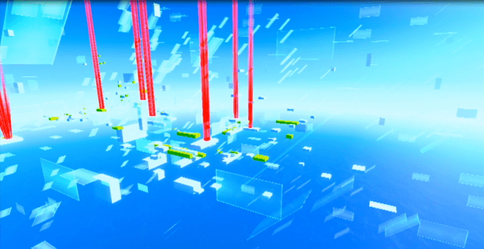 The Mirror's Edge expansion pack, Pure Time Trials, adds ten additional time trial levels to the game. These trials are more abstract in nature with brand new layouts and designs.