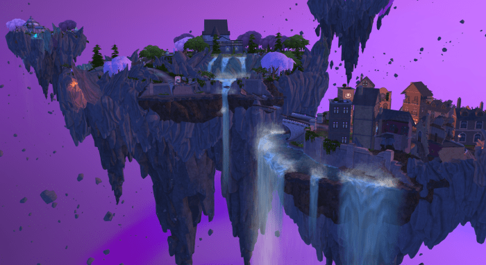 The magical realm seems to have a stable warm temperature and is caught in an eternal twilight. The official clock keeps ticking, but outside seasons and times of day don't appear to affect it.