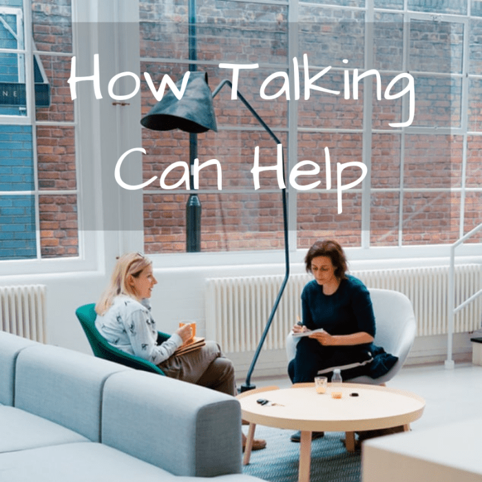 Therapy tends to get a bad rap, but based on my own experience, I encourage you to find a therapist you're comfortable with and just start talking.