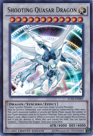 What are you going to do… when a Dragon a born from a Quasar comes for you? Whatever you do, at least you know it's going to take more than one card effect...