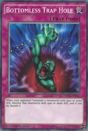 That looks like a loooonnng drop. The writer wouldn't wish this fate on anyone... except maybe Time Wasters, duelists who take forever to play when they're losing.