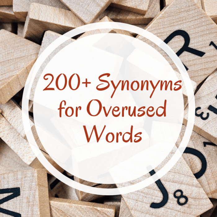 Sick of using the same boring words (run, said, big, etc.) when writing? Here are a few synonyms for those tired words.