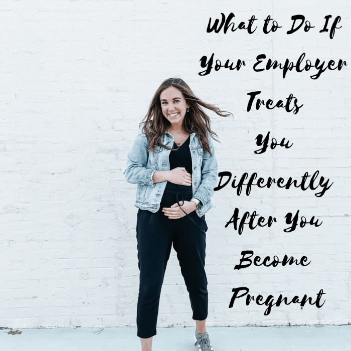 Don't let your employer get away with bullying you, learn what you can do to be treated fairly during your pregnancy.