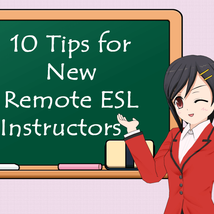 10 Tips for New Remote ESL Instructors Owlcation