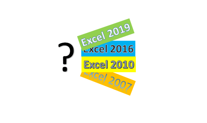 Knowing your Microsoft Excel version can help you better understand your limitations of functionality of your version.