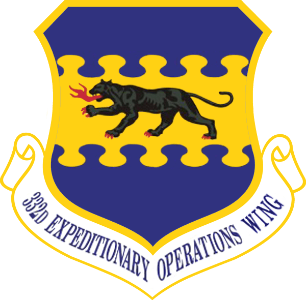 The official emblem of the Tuskegee Airmen of the 332d Air Expeditionary Wing of the USAF. The black panther is breathing fire and has fiery (or bloody) claws. The airmen were as fierce as this and more.