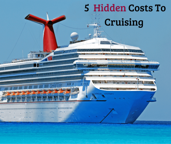 From tipping to paying for soda pop, there are lots of hidden costs to cruising that you should be aware of.