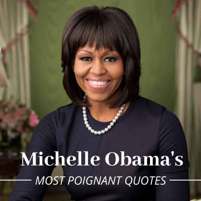 Former first lady Michelle Obama is as eloquent as she is intelligent. The following are some of my favorite quotes from her books and speeches.