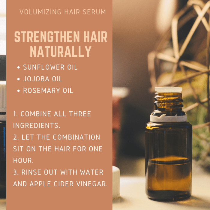 Přírodní oleje mohou být použity na podporu zdraví vlasů. Esenciální oleje mohou zvýšit cirkulaci pokožky hlavy.
